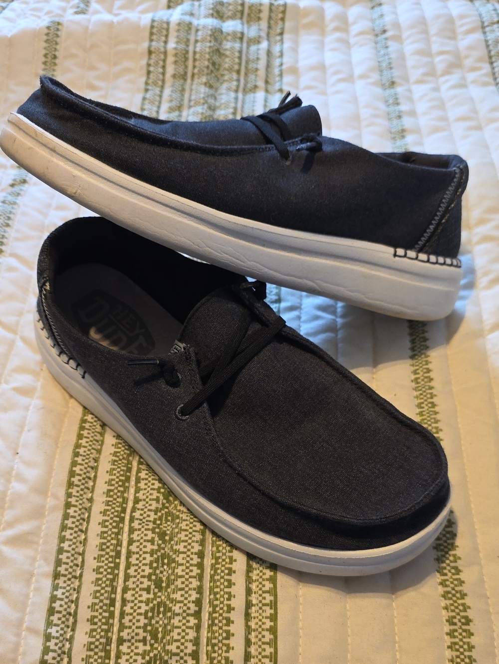 Hey Dude Women’s Canvas Slip-On Sneakers